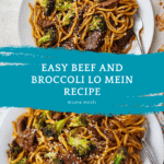 Beef and Broccoli Lo Mein Noodles Recipe