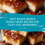Soft Baked Maple Donut Bars Recipe