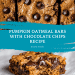 Healthy Pumpkin Oatmeal Bars Recipe