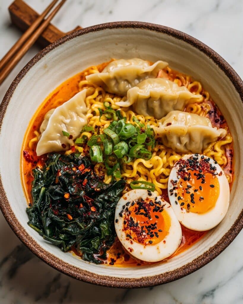 Dumpling Ramen Bowl Recipe