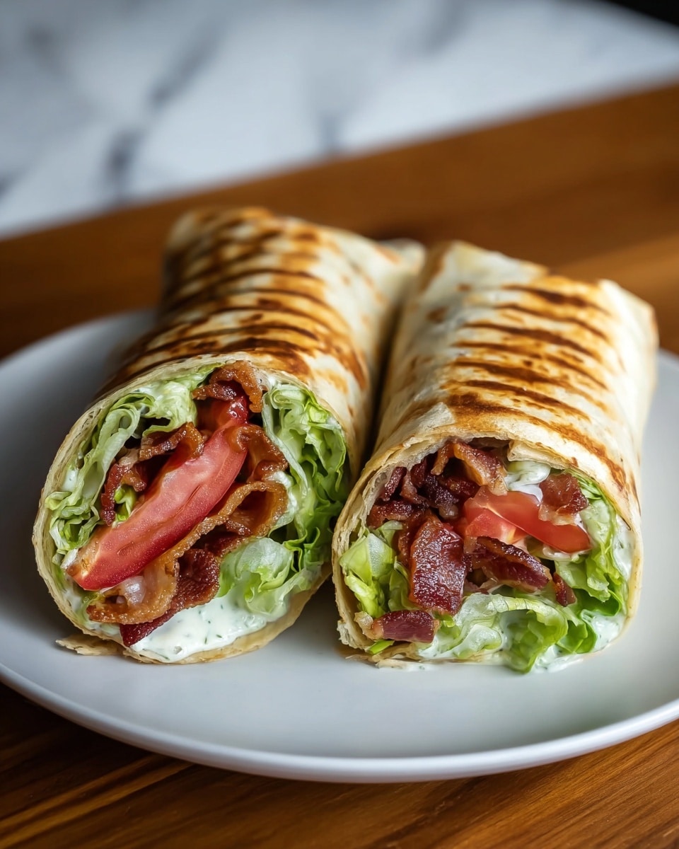 Gourmet BLT Wraps with Secret Sauce Recipe