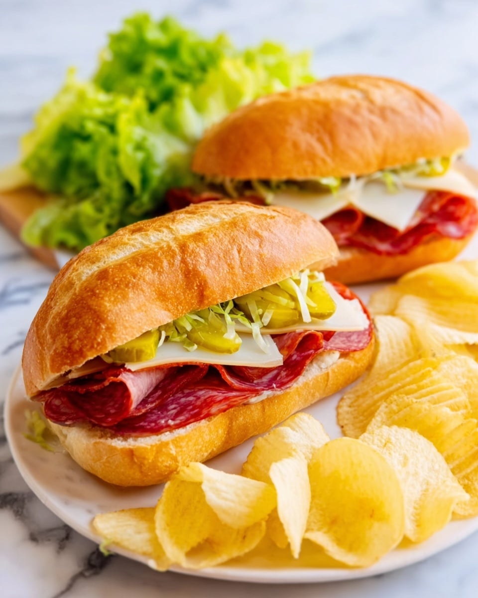 Baked Italian Sub Sandwiches Recipe