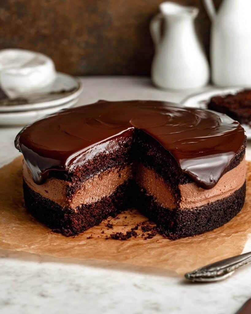 Most Amazing Chocolate Mousse Cake Recipe