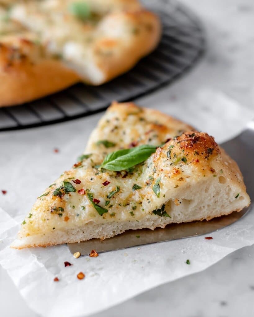 Buttery Garlic Herb Pizza Recipe