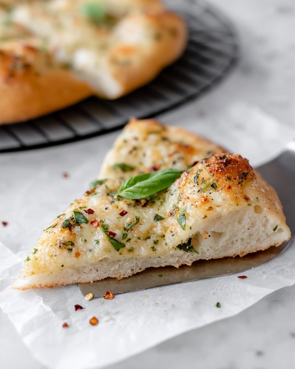 Buttery Garlic Herb Pizza Recipe