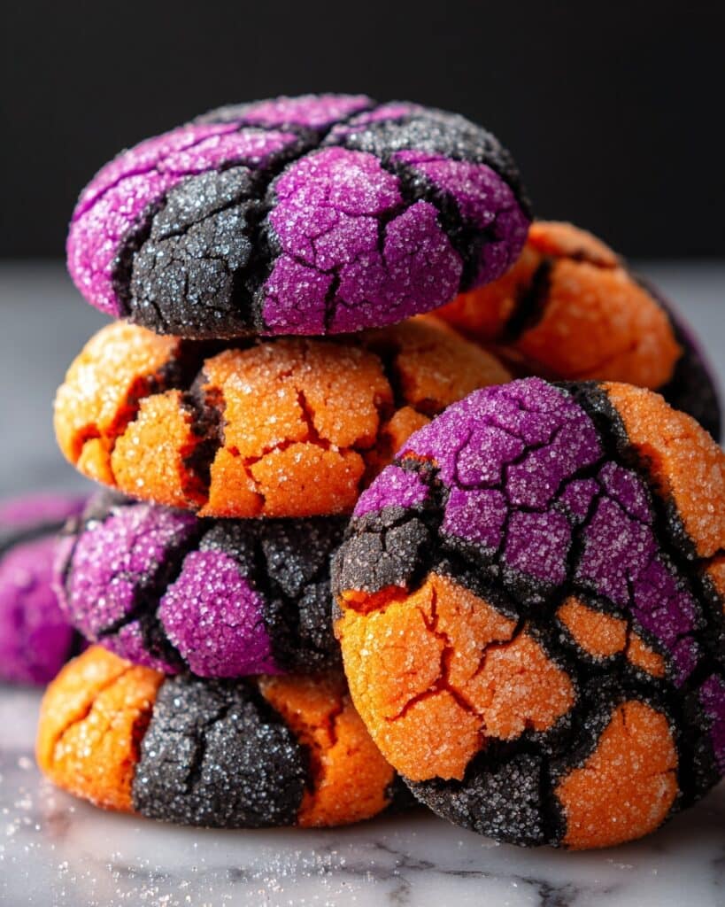 Halloween Crinkle Cookies Recipe