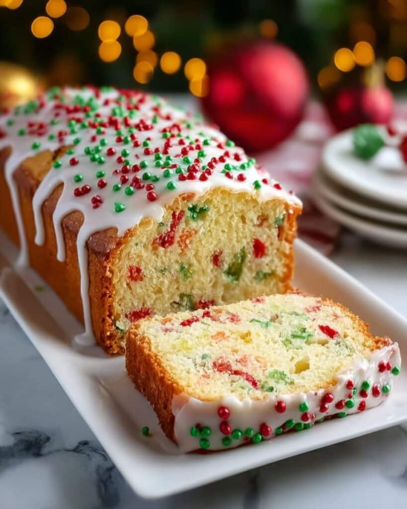Christmas Sprinkle Buttermilk Bread Recipe