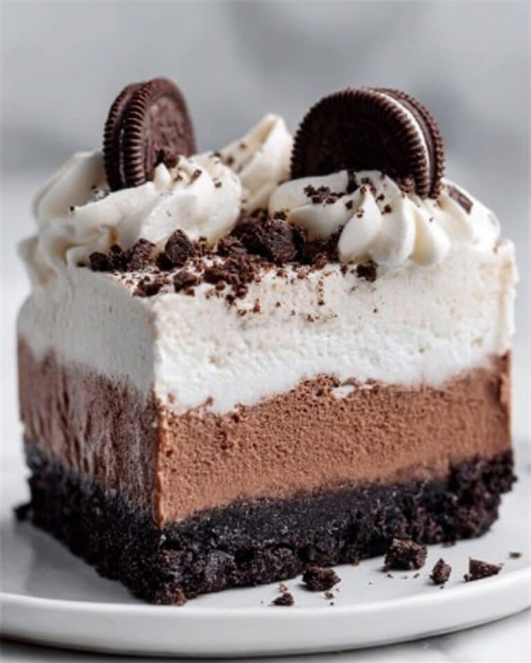 Mint Chocolate Bars with Mascarpone Whipped Cream Recipe