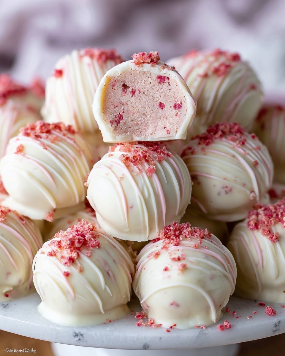 Strawberry Cheesecake Truffles Recipe