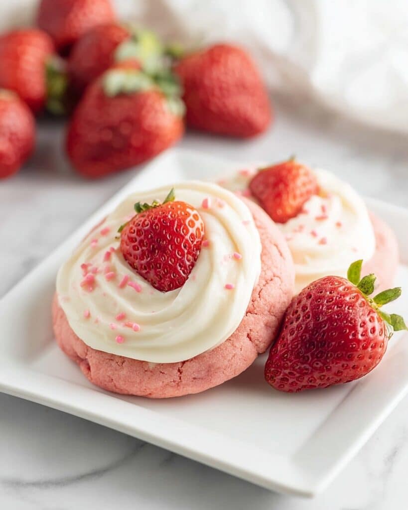 Strawberry Cheesecake Cookies Recipe