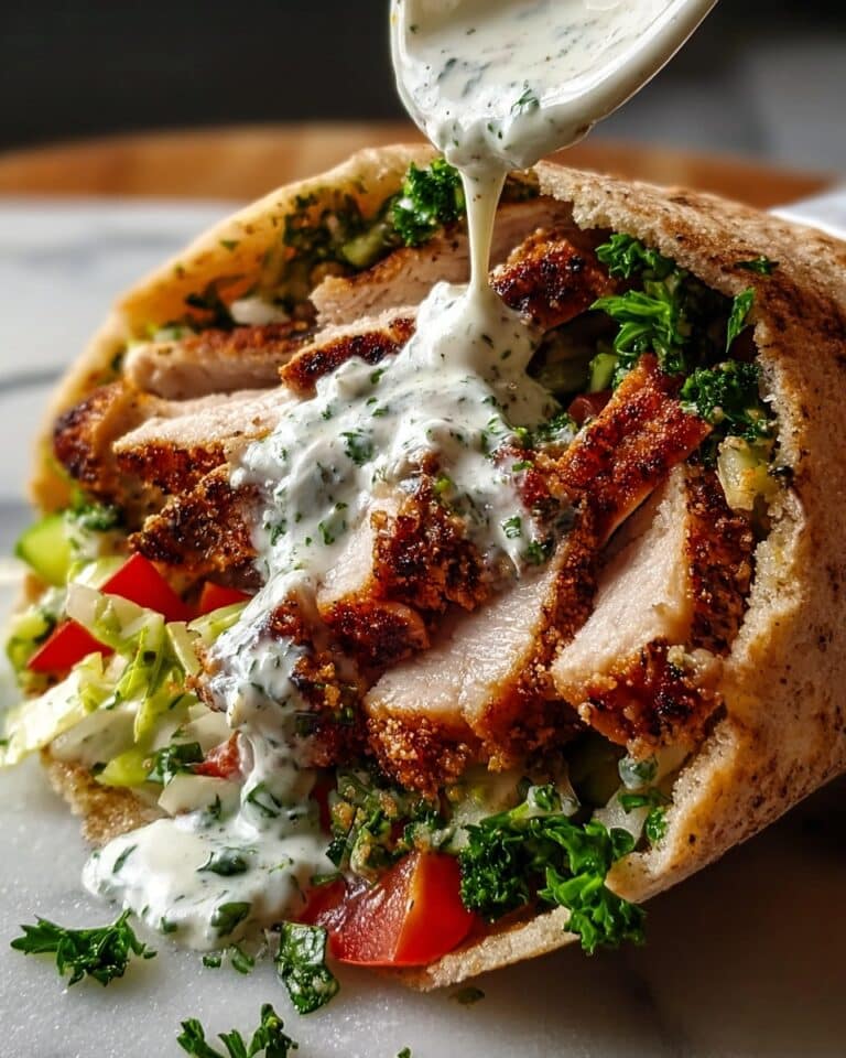 Chicken Shawarma with Creamy Garlic Sauce Recipe