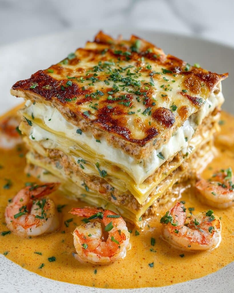 Shrimp Crab Lasagna Recipe