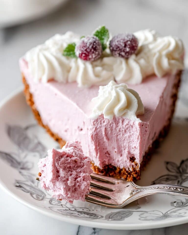 Cranberry Mousse Pie Recipe