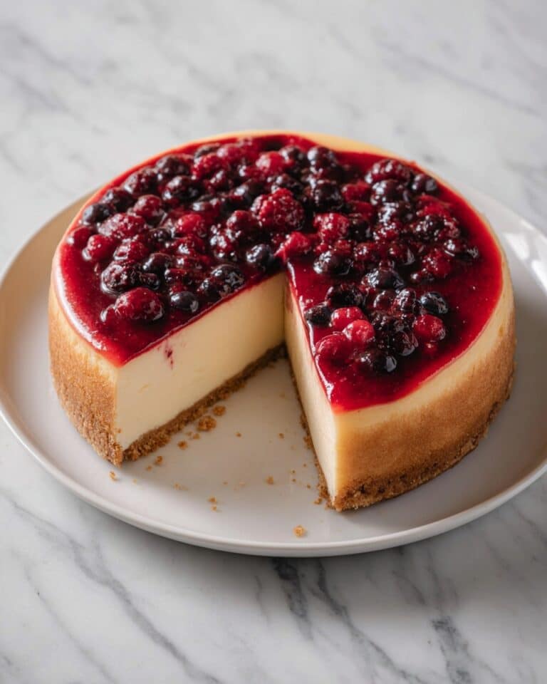 Mulberry & Earl Grey Cheesecake Recipe