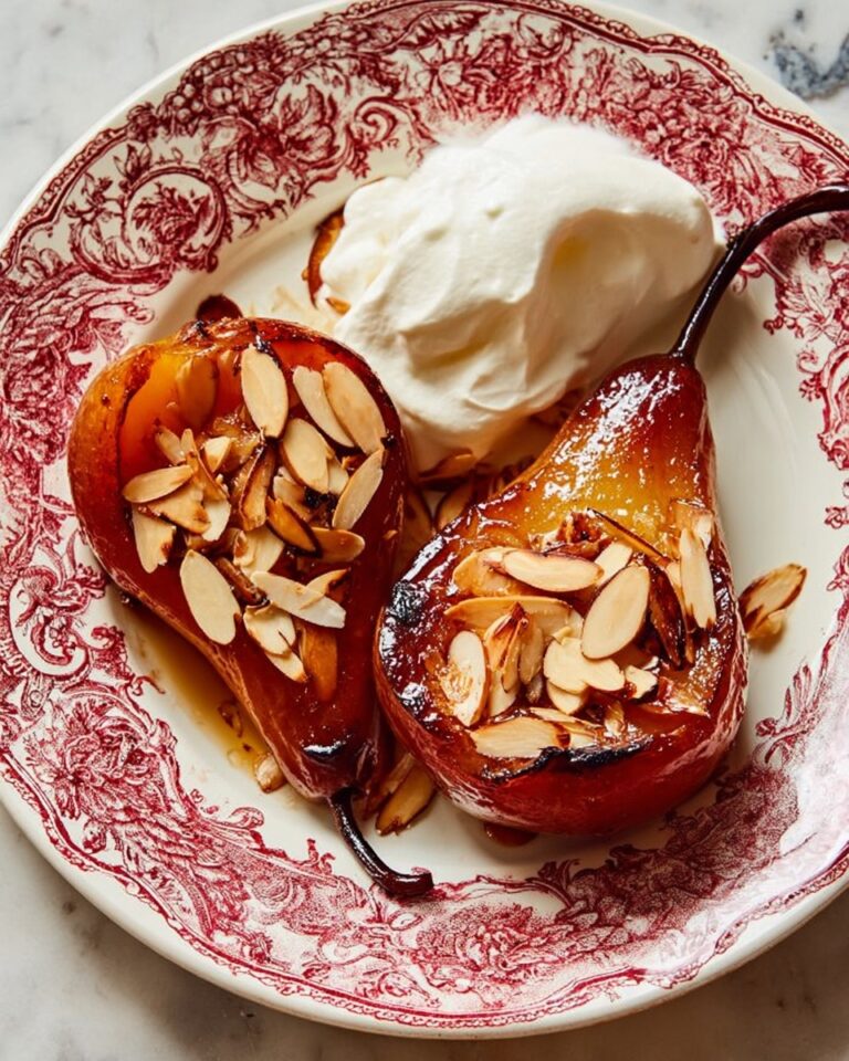 Roasted Pears in Salted Caramel Sauce Recipe