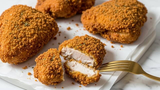 Baked Crunchy Hot Honey Chicken Recipe