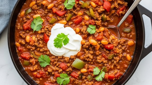 Best Ground Beef Stovetop Chili Recipe