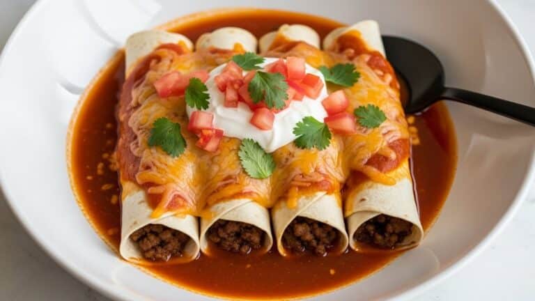 Ground Beef Enchiladas Recipe