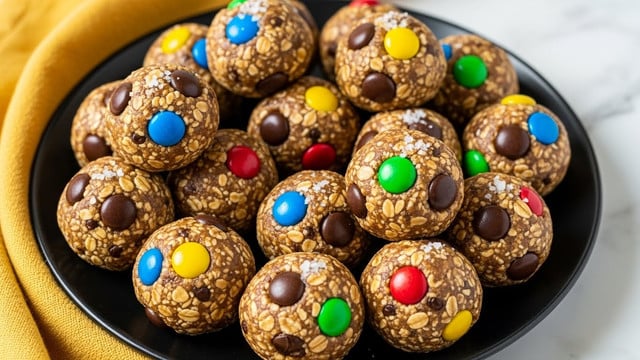 Quick Monster Cookie Protein Balls Recipe