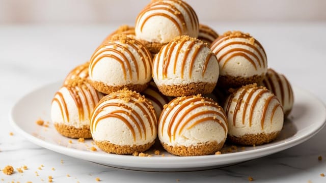 No-Bake Pumpkin Cheesecake Balls Recipe