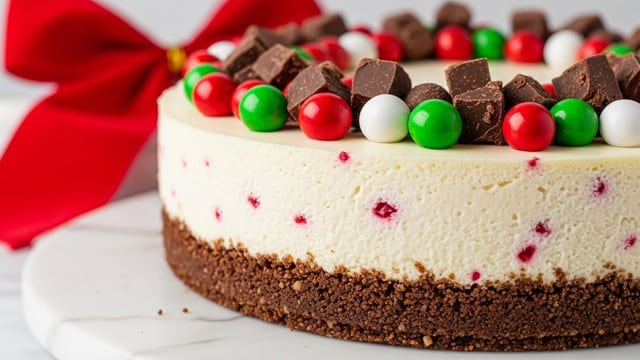 Christmas Sugar Cookie Cheesecake Recipe