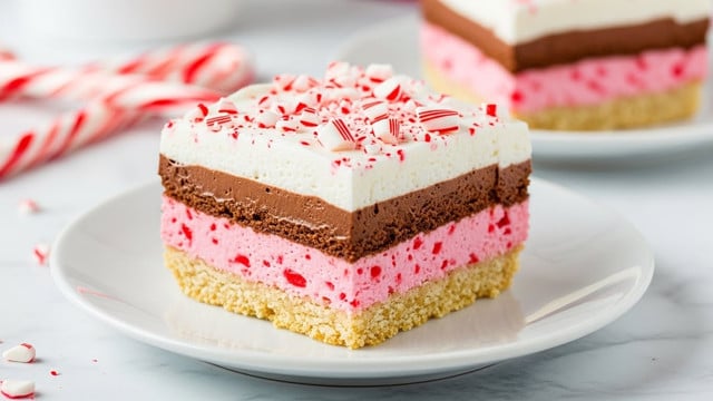 No-Bake Chocolate Peppermint Squares Recipe