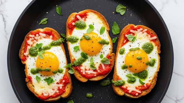 Shakshouka Toast Recipe