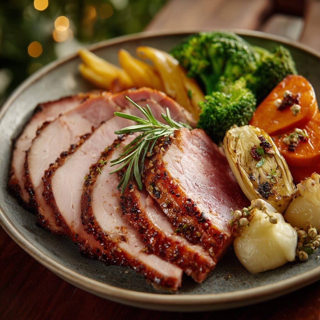 Christmas Maple Glazed Ham Recipe
