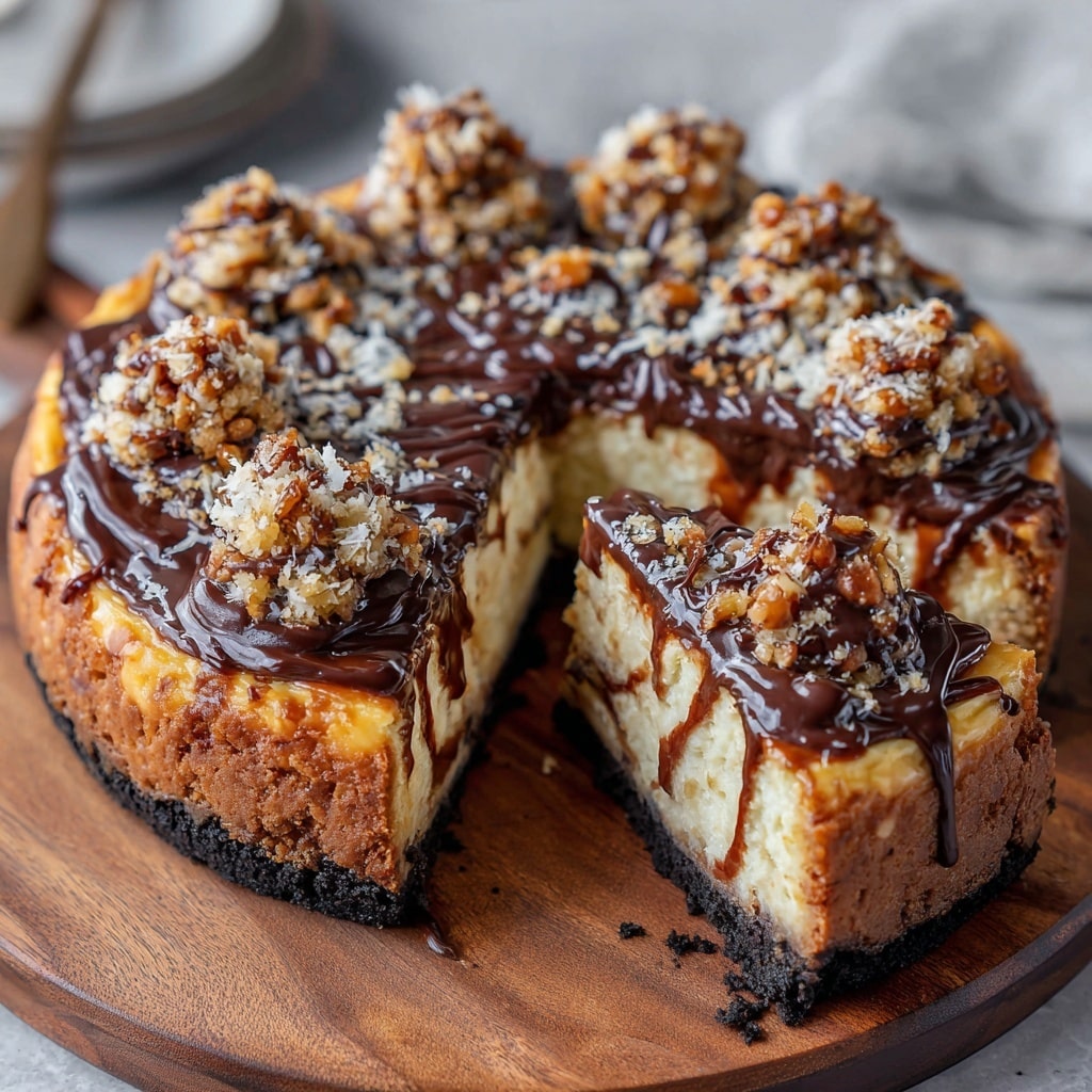 The Best Chocolate Peanut Butter Cheesecake Recipe - Recipe Image