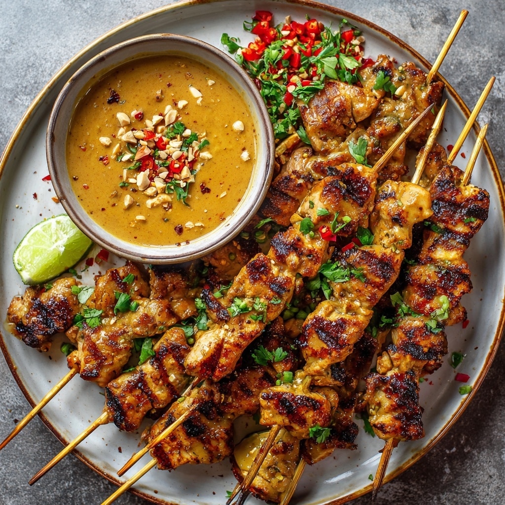 Buffalo Chicken Skewers with Spicy Avocado Ranch Dipping Sauce Recipe - Recipe Image