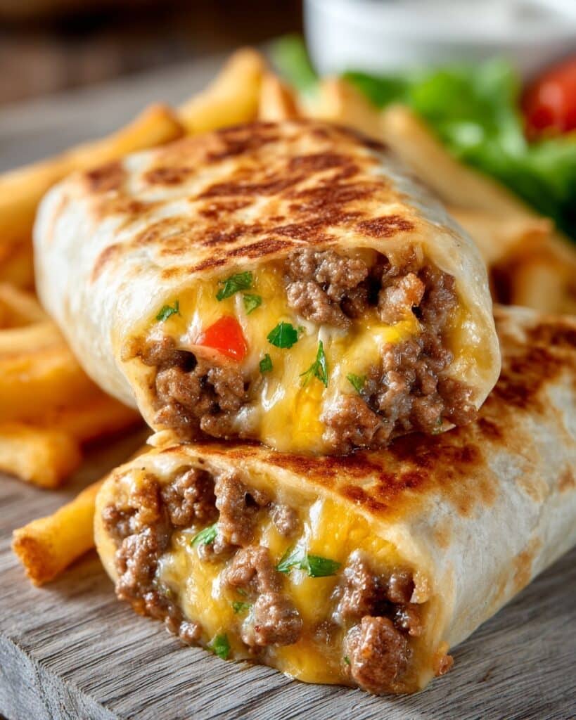 Cheesy Potato Burritos Comfort Meal Recipe