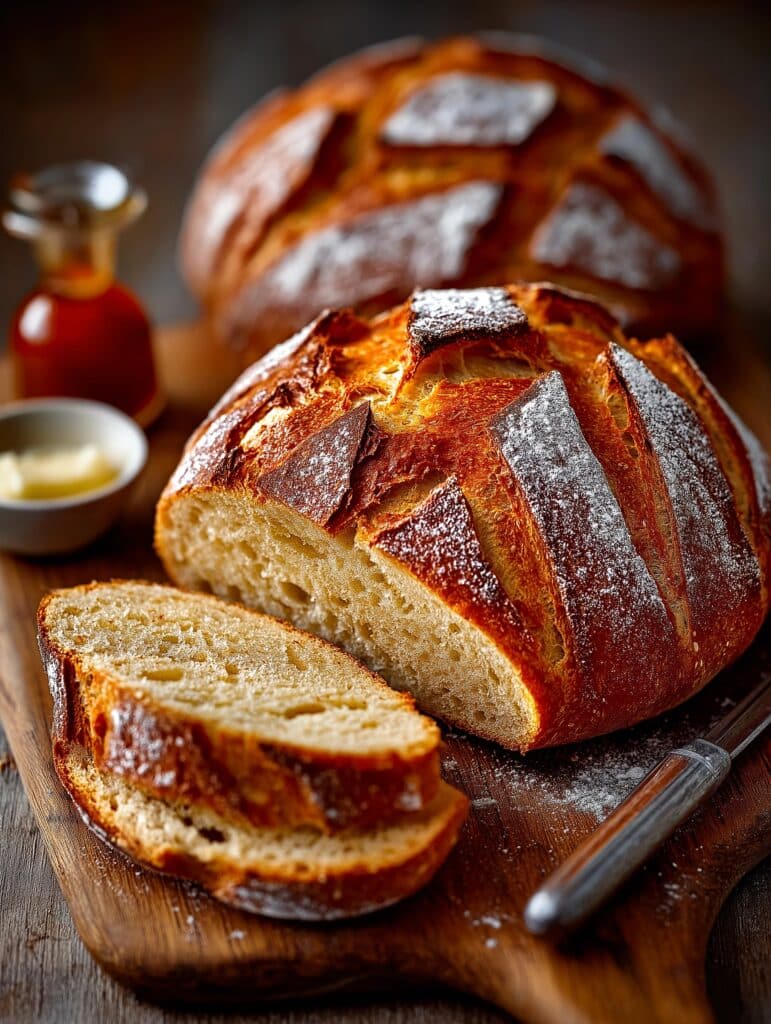 Easiest Ever No Knead Sourdough Bread Recipe