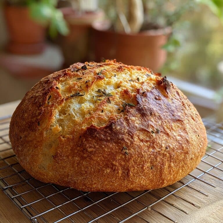 Roasted Garlic and Rosemary Sourdough Bread Recipe