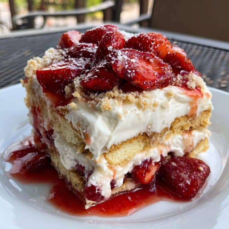Strawberry Earthquake Cake Recipe
