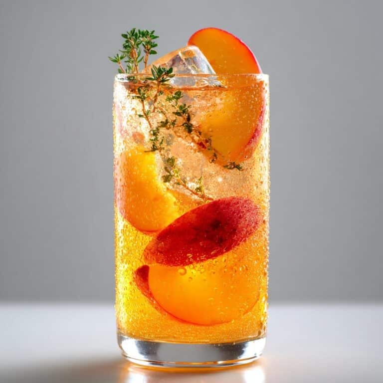 Chilled Peach Moscato Sangria Recipe