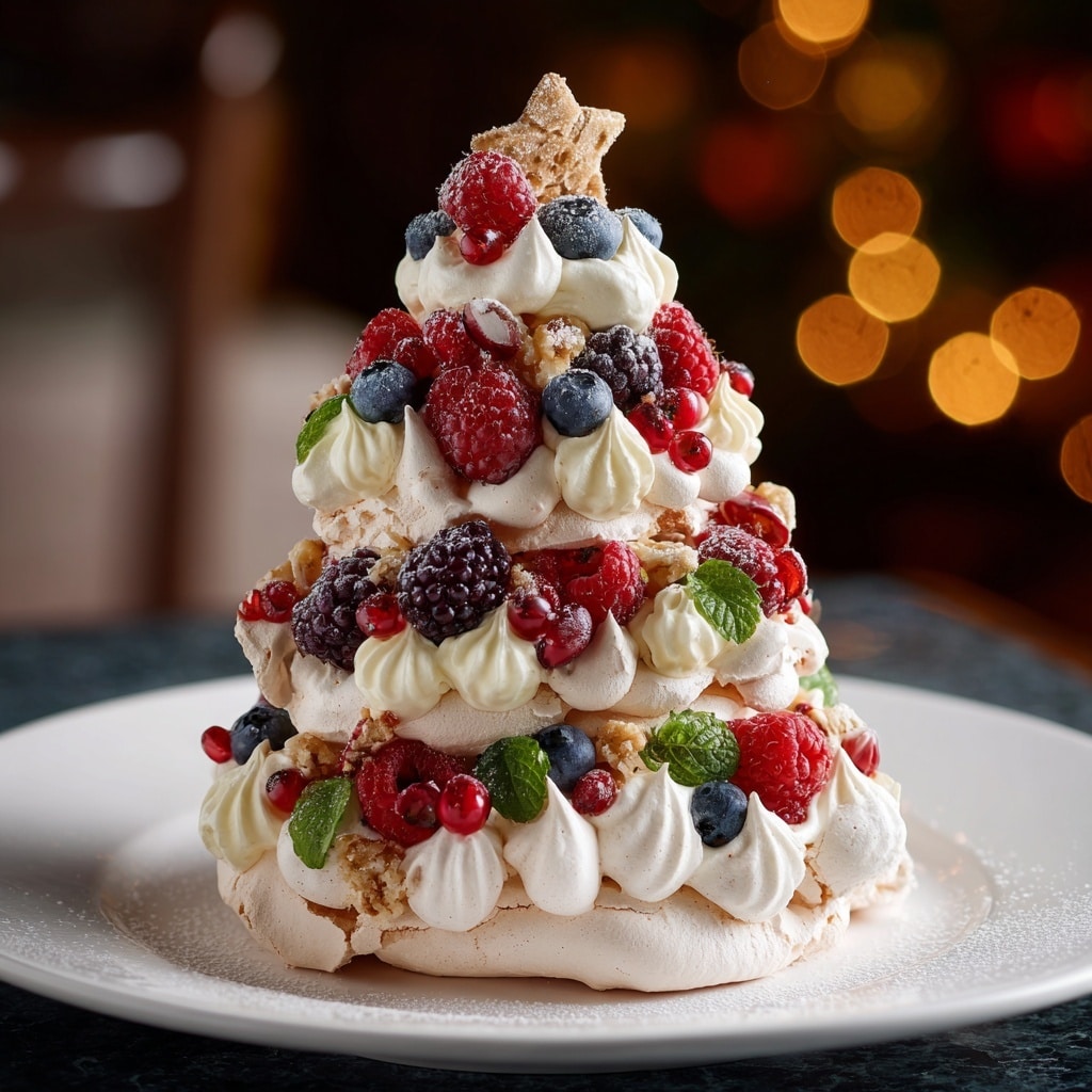 Pavlova Christmas Tree Recipe