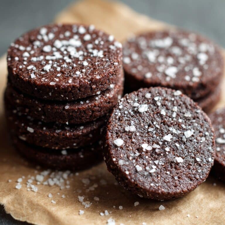 Salted Chocolate Shortbread Cookies Recipe