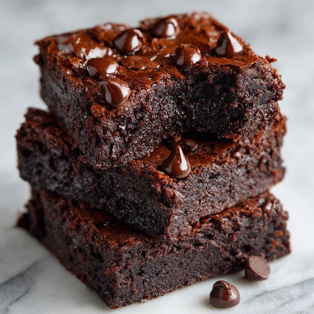 Triple Chocolate Cake Mix Brownies Recipe