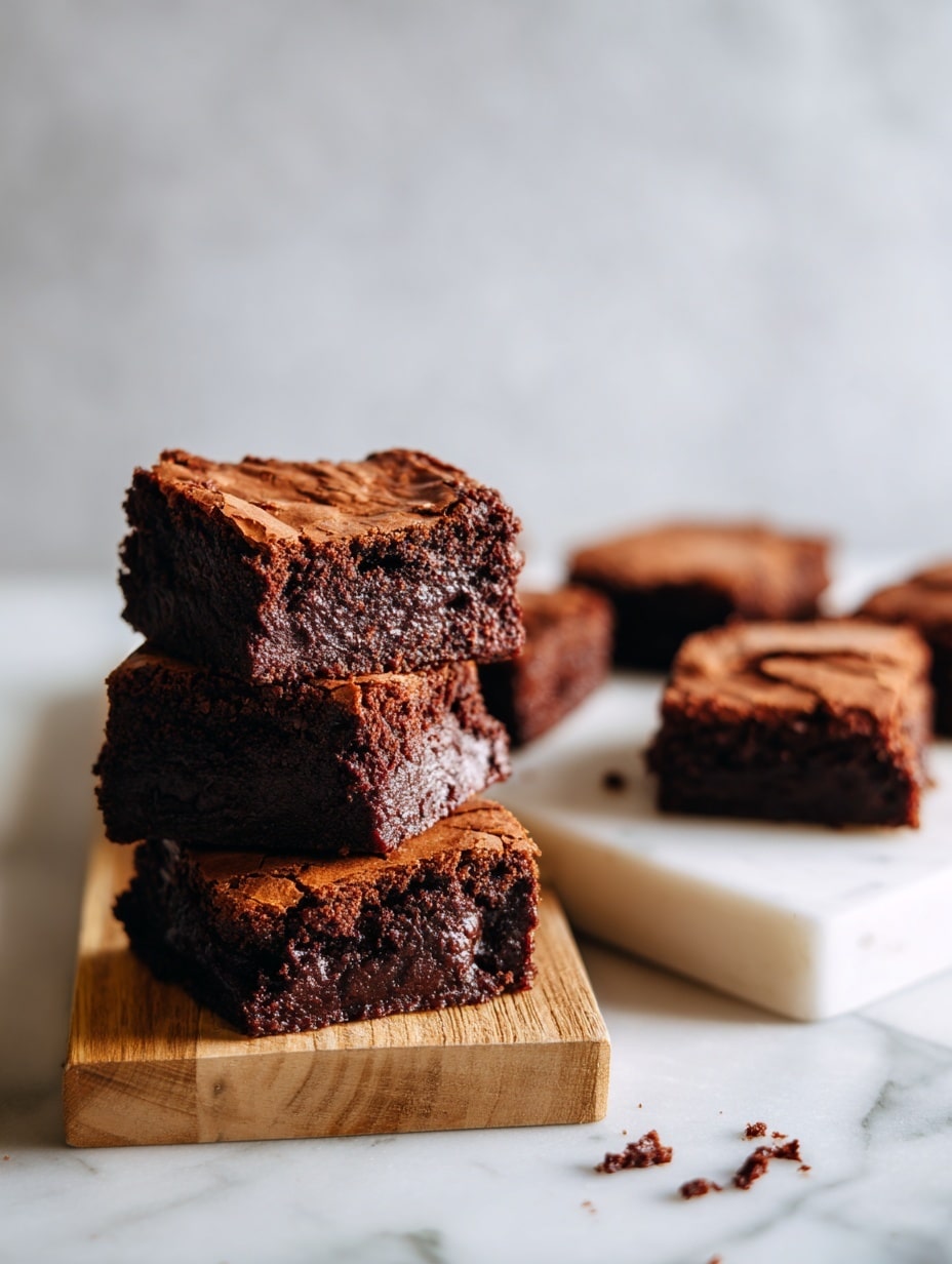 Crack-Top Fudgy Brownies Recipe