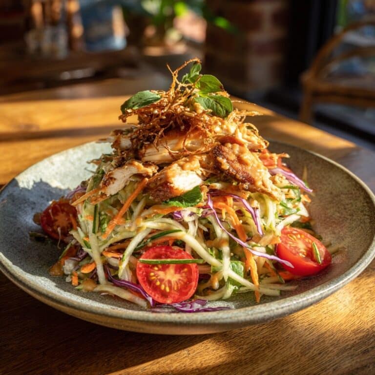 Satay Crispy Rice Salad Recipe