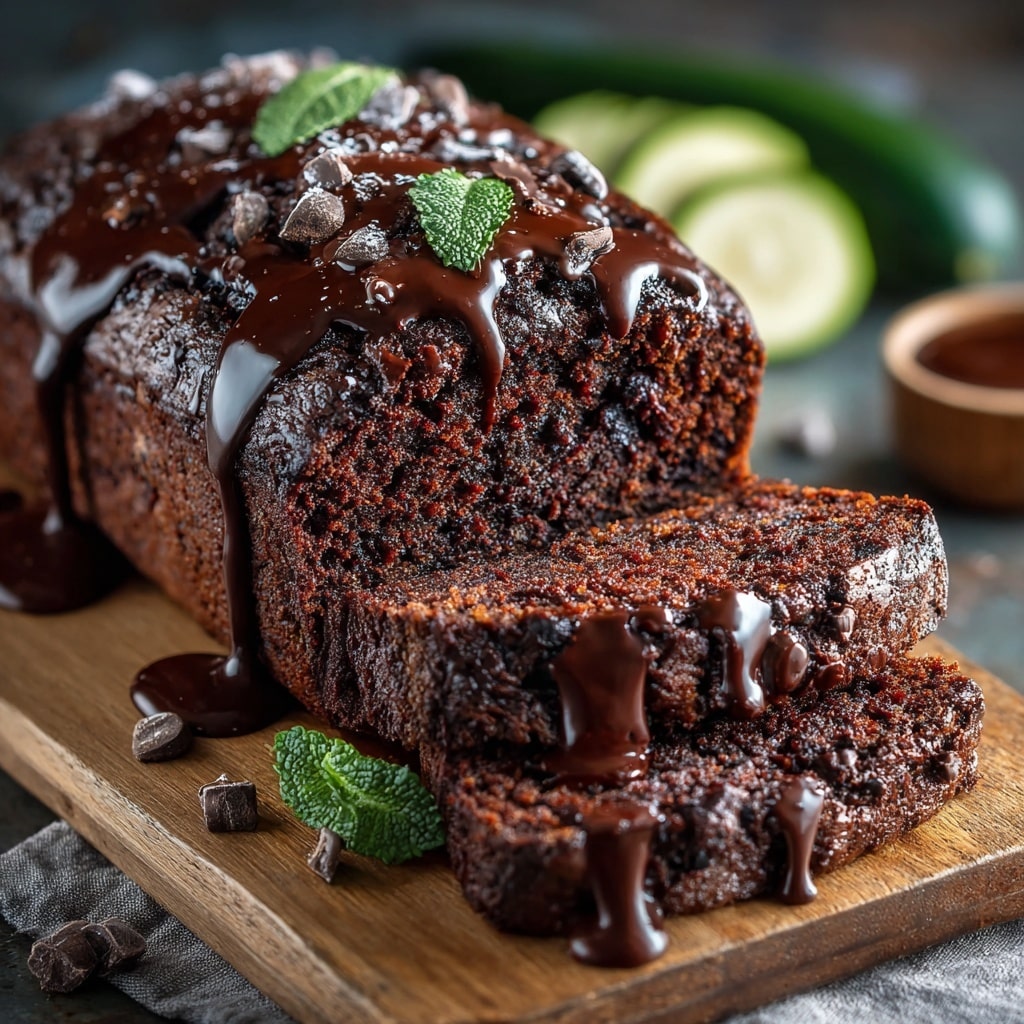 Glossy Chocolate Pound Cake Recipe - Recipe Image