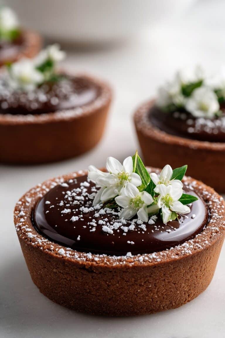 Toasted Coconut Chocolate Tart Recipe