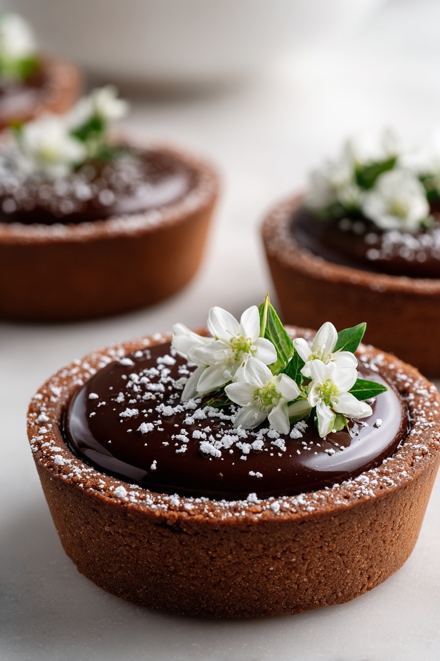 Toasted Coconut Chocolate Tart Recipe