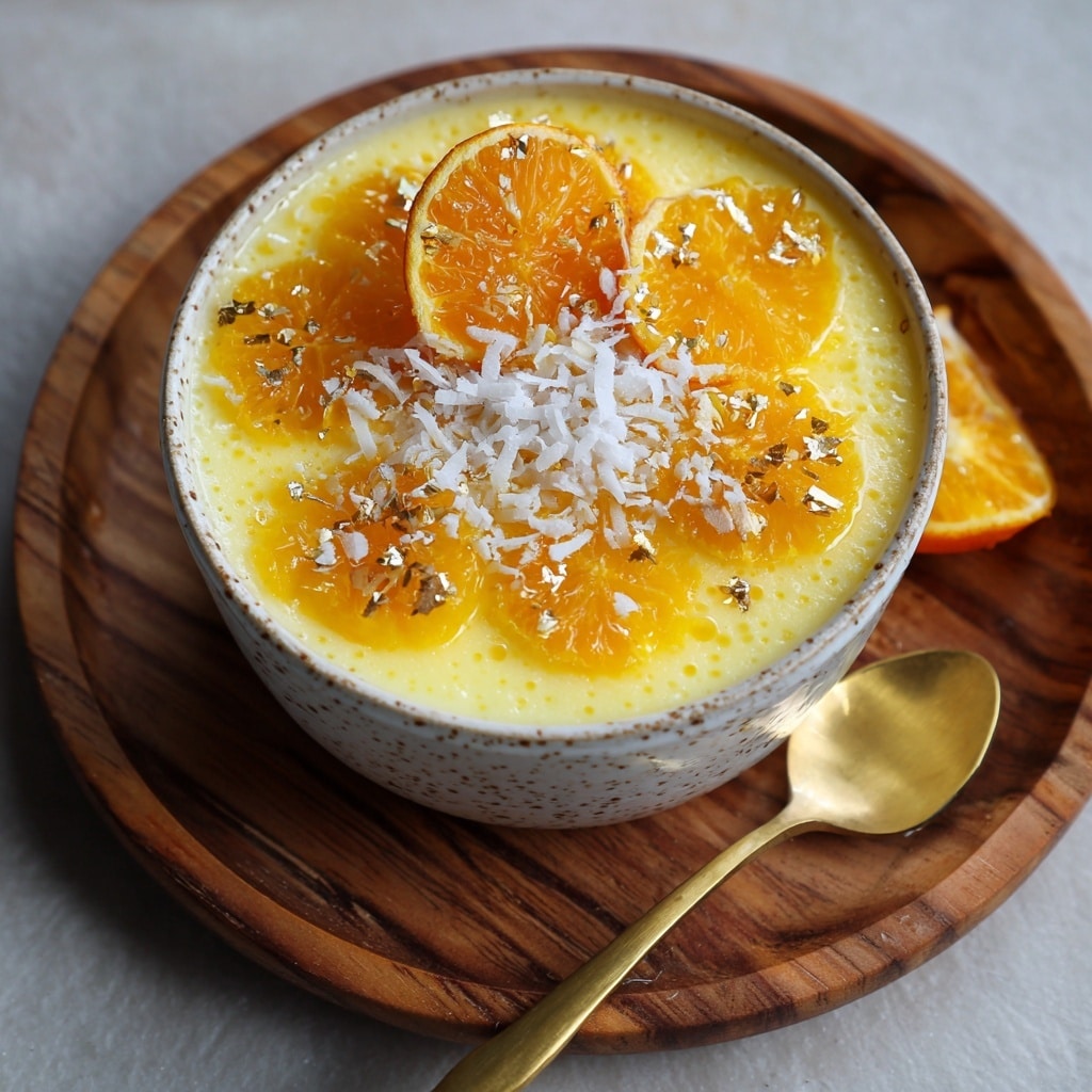 Coconut Orange Glow - Easy Creamy Citrus Dessert Recipe - Recipe Image