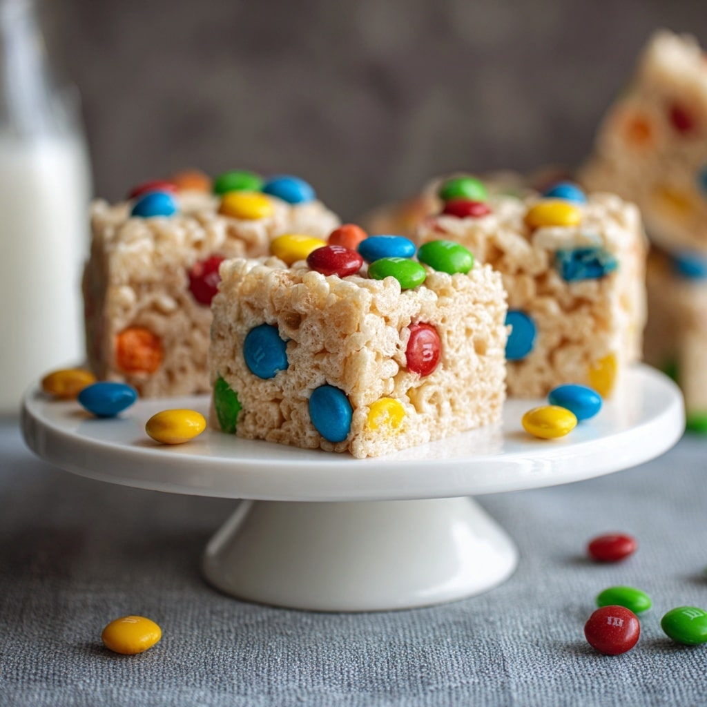 M&M Rice Krispies Treats Recipe - Recipe Image