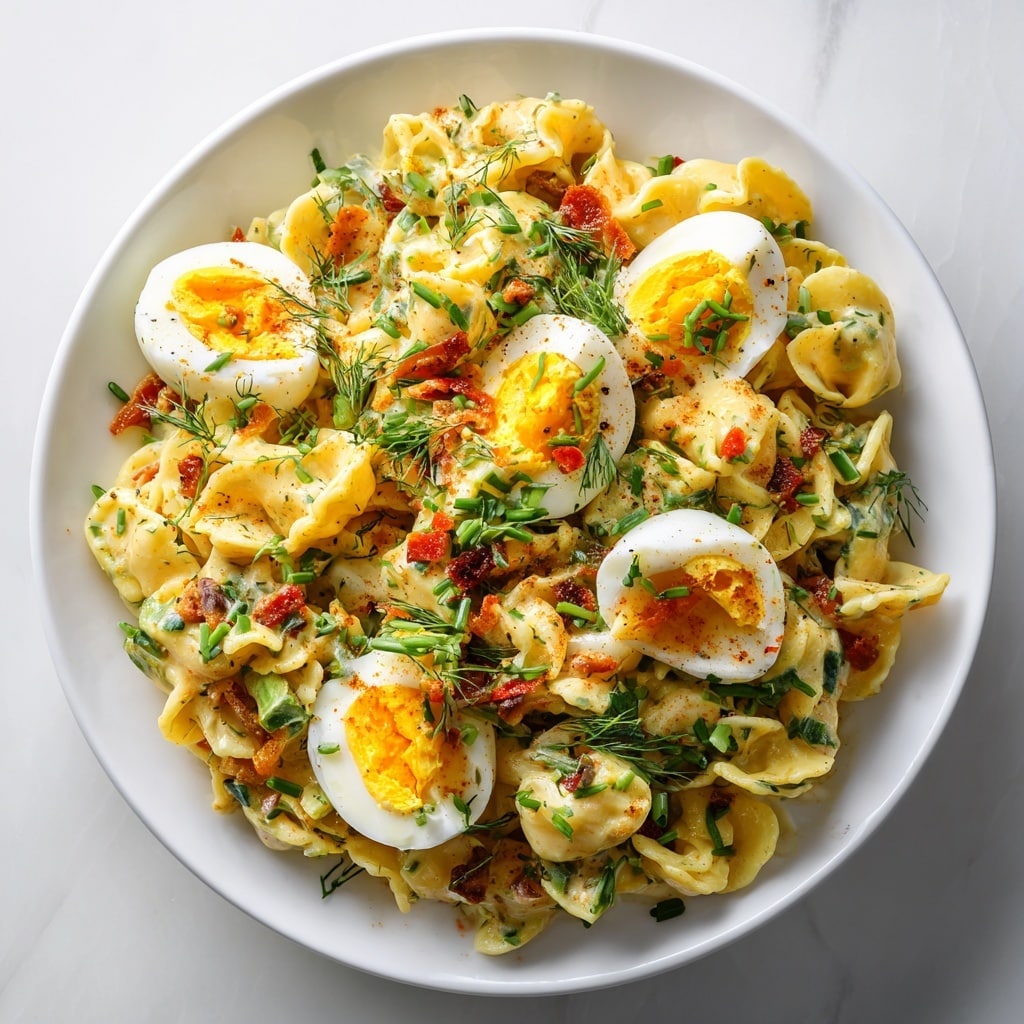 Deviled Egg Pasta Salad Recipe