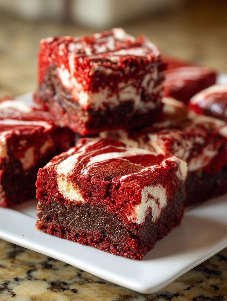 Classic Strawberry Brownies Recipe - Recipe Image
