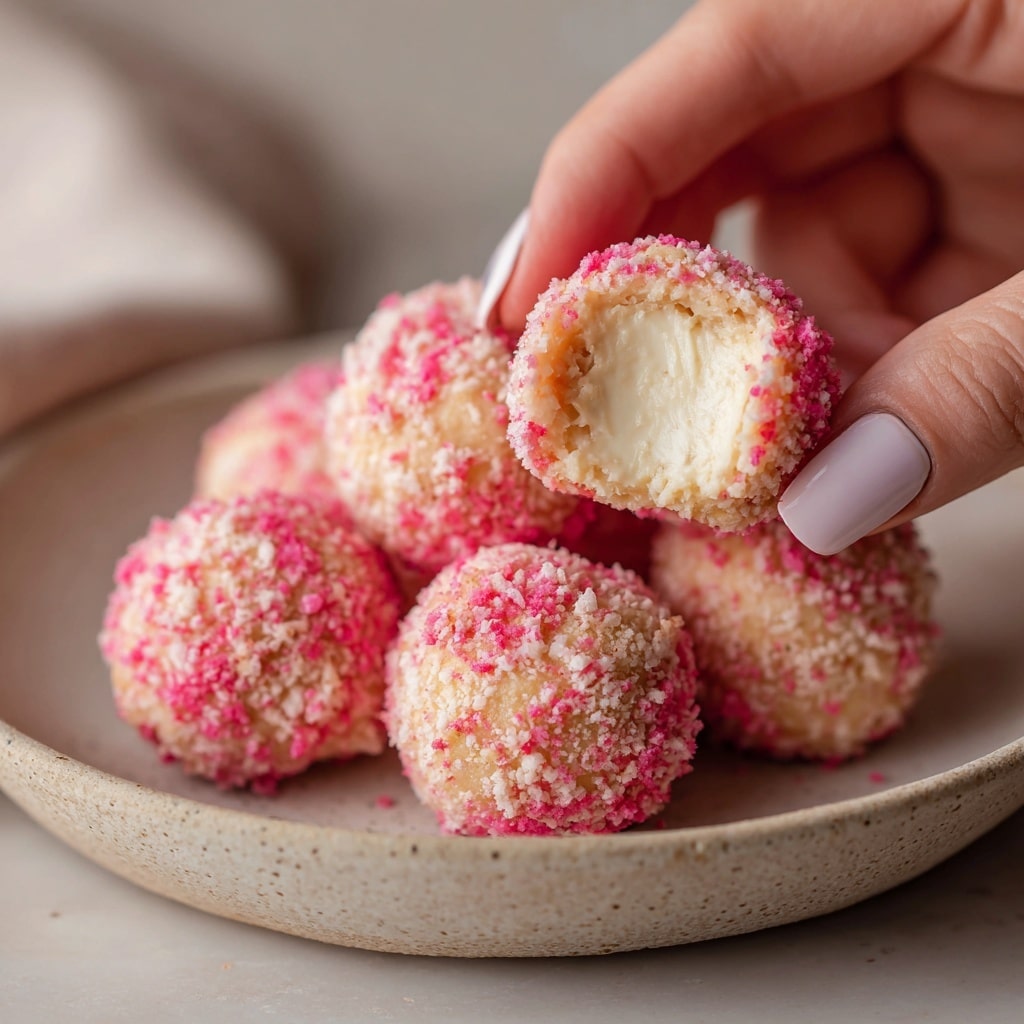 Strawberry Crunch Cheesecake Bites Recipe - Recipe Image