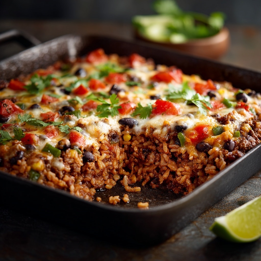 Tofu Mexican Rice Casserole Recipe