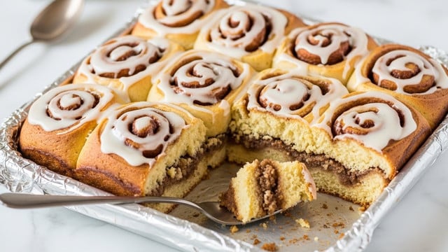 Pumpkin Cinnamon Roll Casserole Recipe